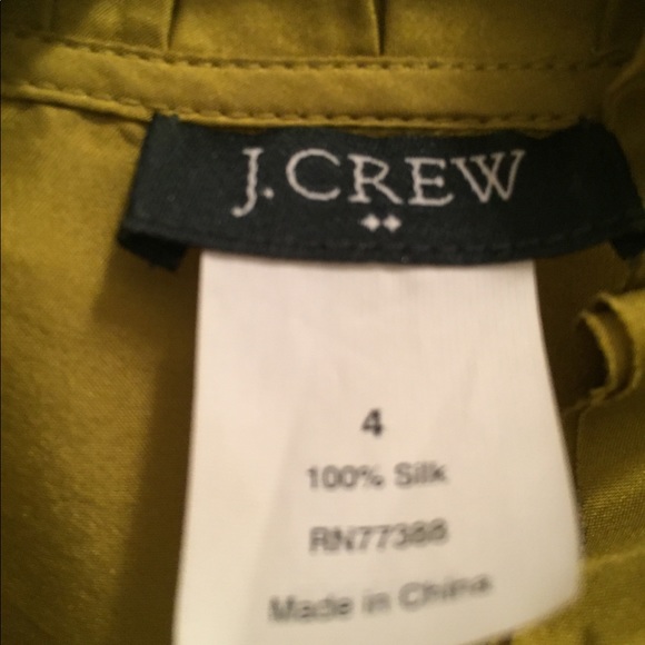 J Crew silk top - Picture 3 of 4